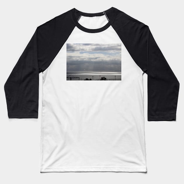 Ocean Light after the Storm Baseball T-Shirt by Sandraartist